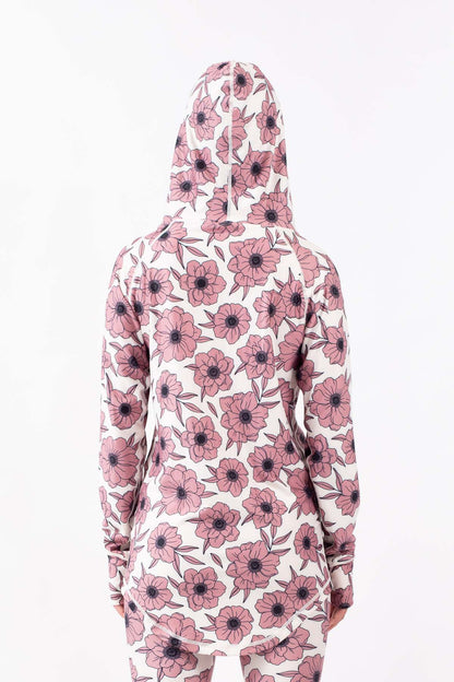 Eivy Frauen Funktions-Shirt Icecold Hood (Wall Flowers)
