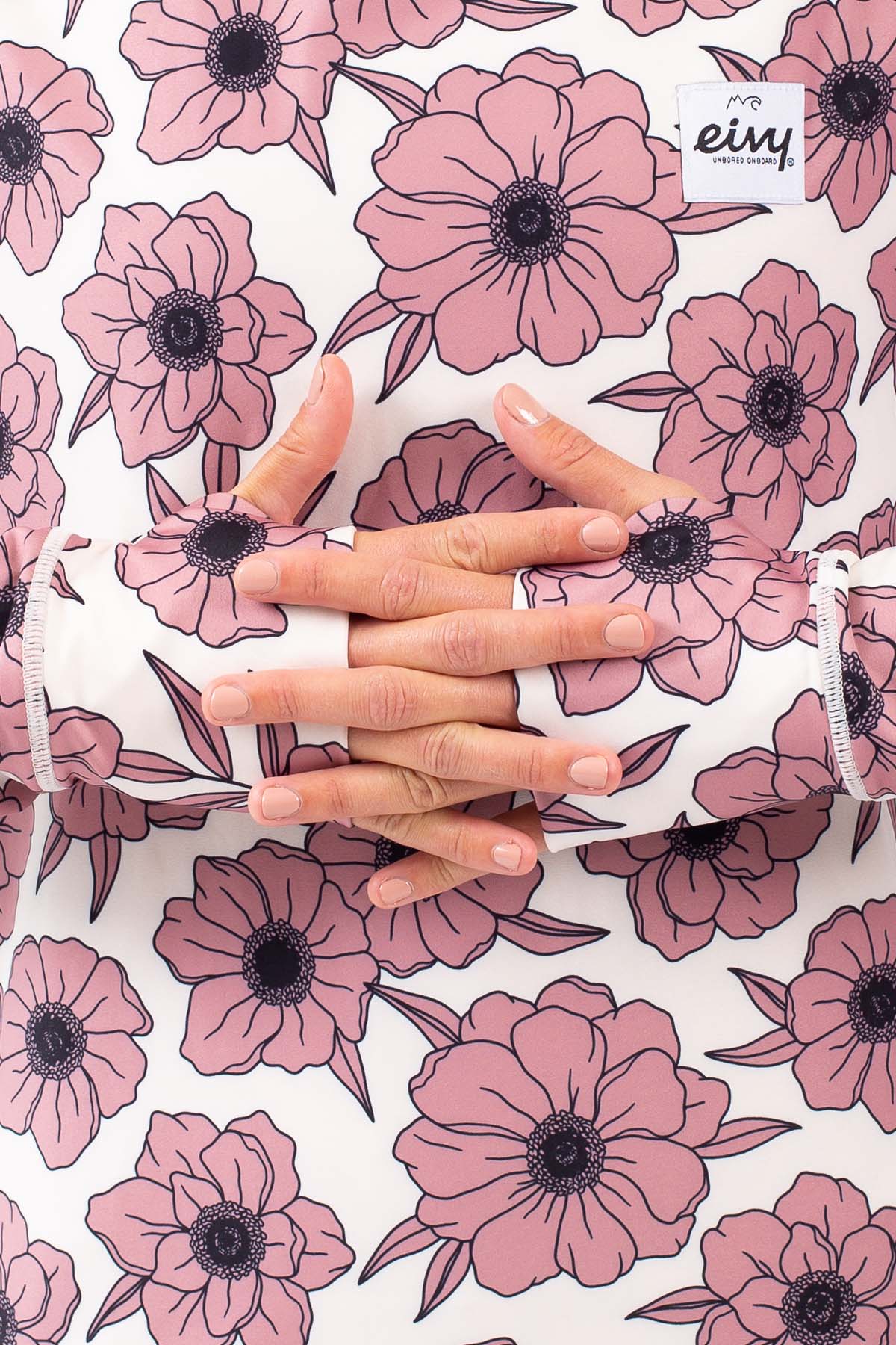 Eivy Frauen Funktions-Shirt Icecold Hood (Wall Flowers)