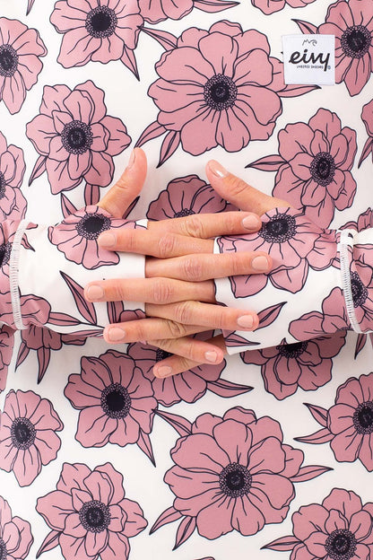 Eivy Frauen Funktions-Shirt Icecold Hood (Wall Flowers)