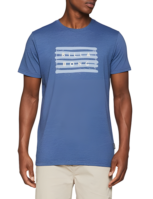 Billabong Herren T-Shirt Spray Die Cut Tee  (Dark Blue)