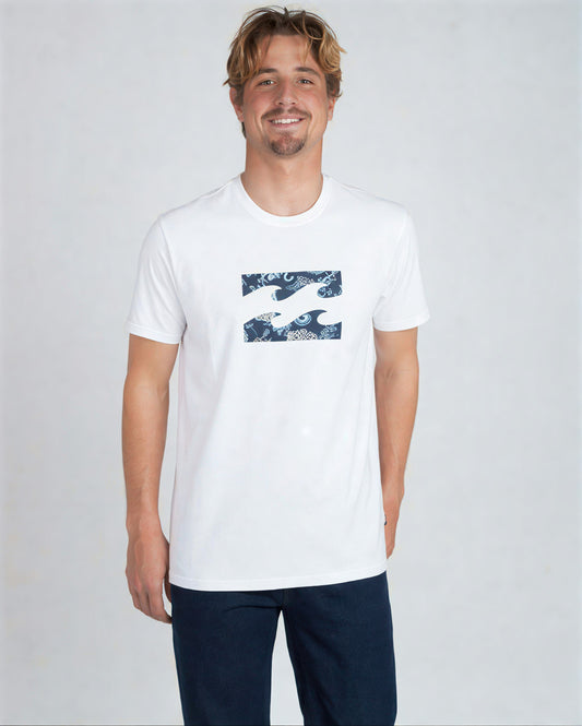 Billabong Herren T-Shirt TEAM WAVE TEE SS (White)