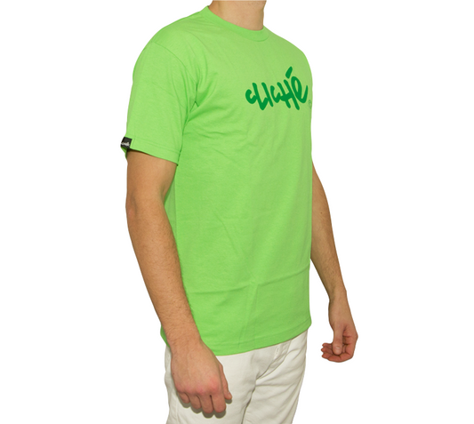 Cliché T-Shirt Handwritten Classic Grün