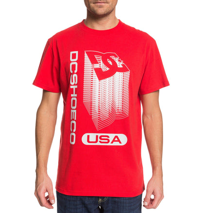 DC Men's T-Shirt Big Jump (Racing Red) 
