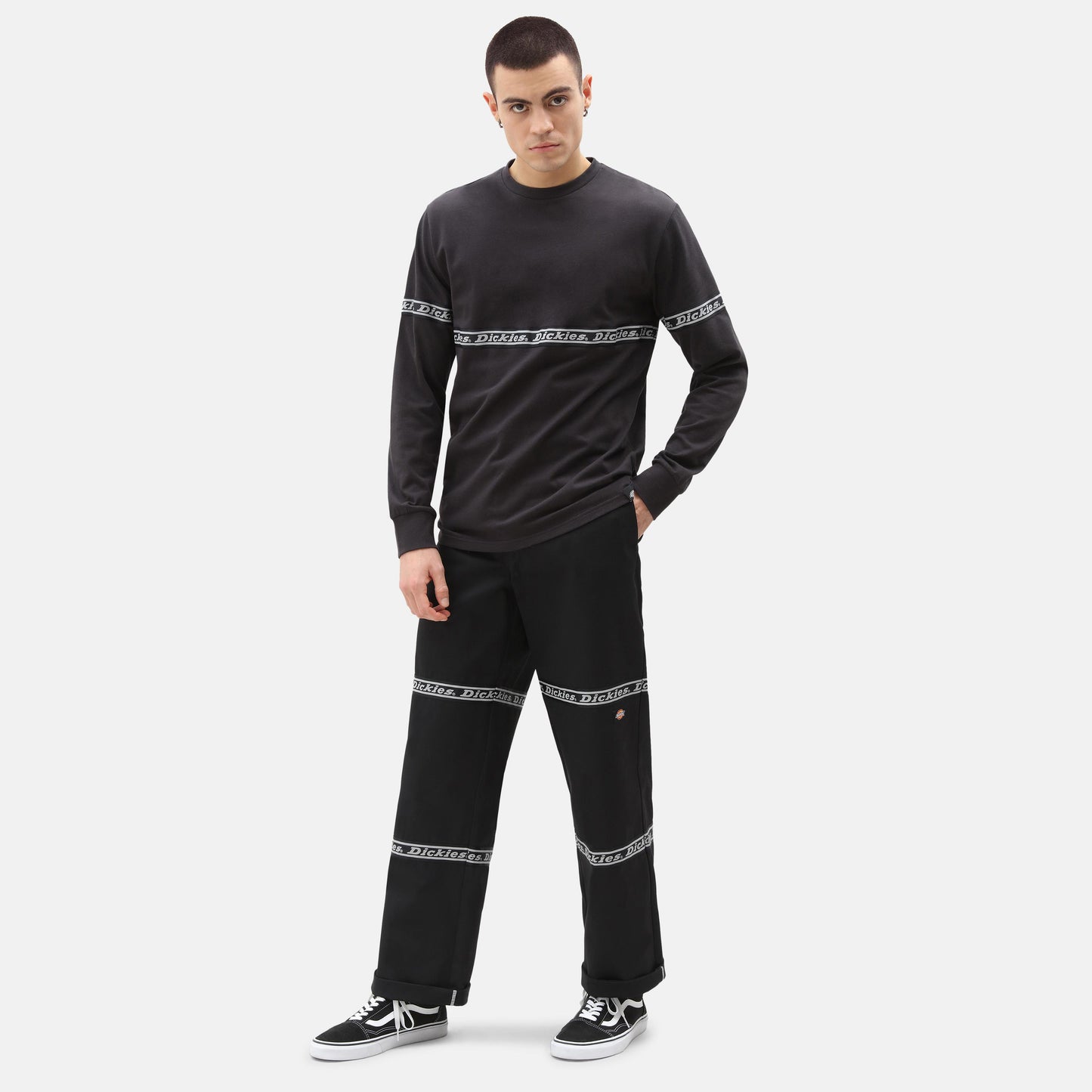 Dickies Pullover West Ferriday Schwarz