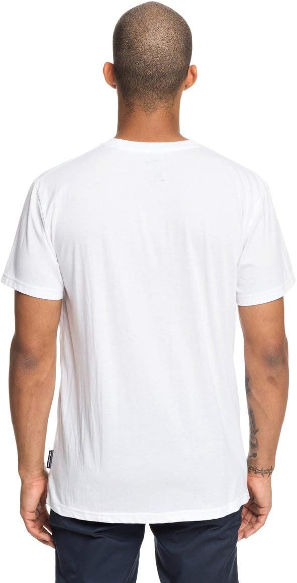 Dc Shoes Herren T-Shirt Basic Pocket Te M (Snow White)