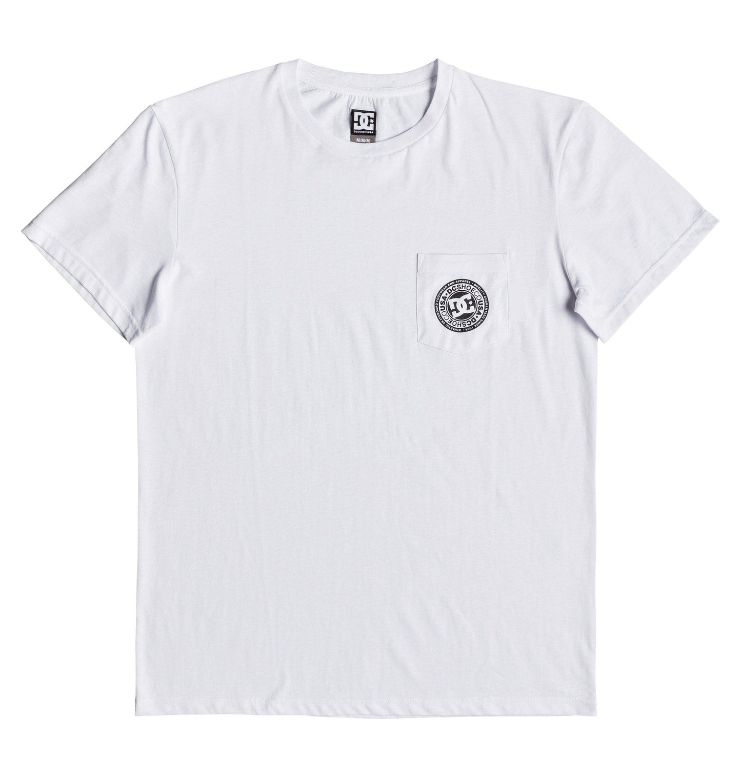 Dc Shoes Herren T-Shirt Basic Pocket Te M (Snow White)