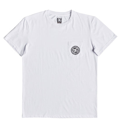 Dc Shoes Herren T-Shirt Basic Pocket Te M (Snow White)