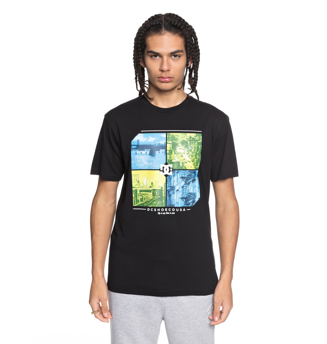 Dc Shoes Herren T-Shirt City To State (Black)