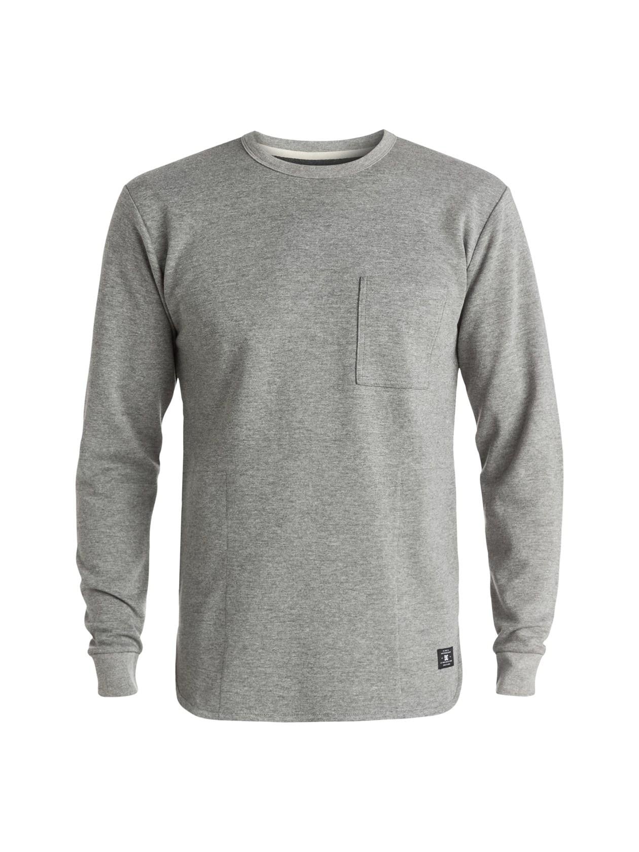 DC Shoes Pullover SKINNEY LS Grau