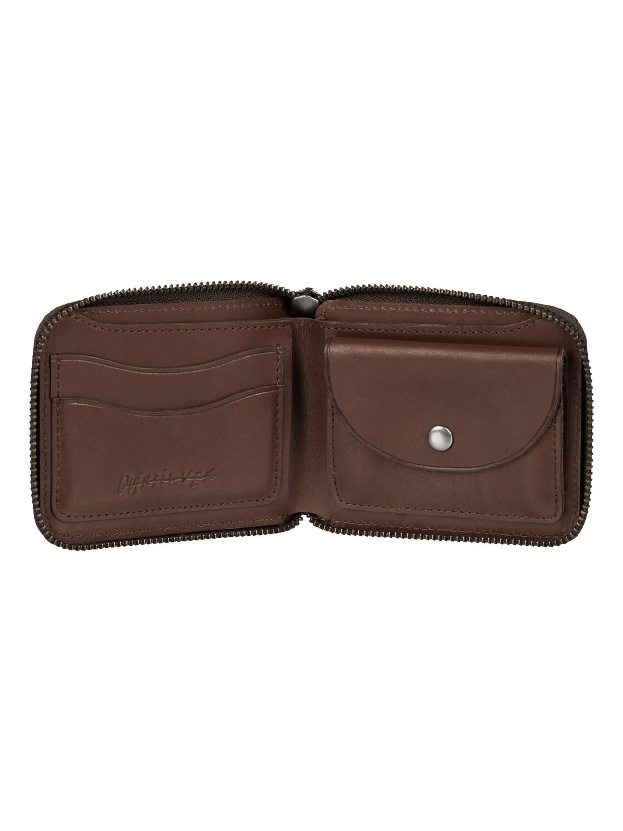 Quiksilver Geldbeutel FULL ZIP Braun