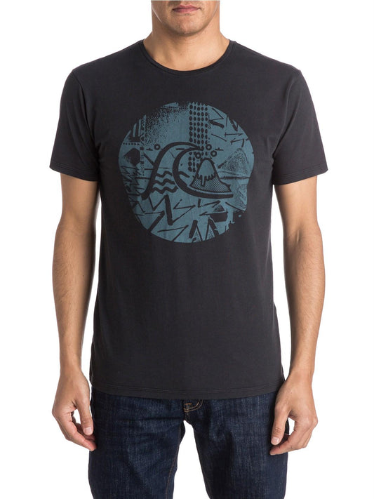 Quiksilver T-Shirt GARMDYTELABRYLO Schwarz