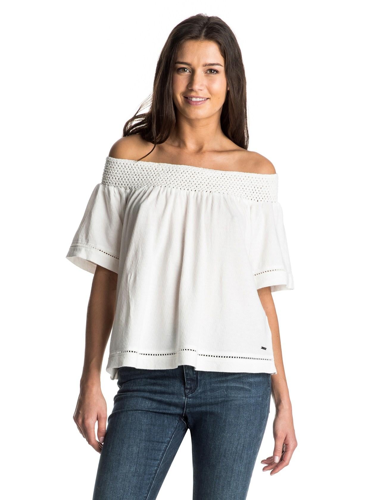 Roxy T-Shirt HEYTONIGHT Weiß