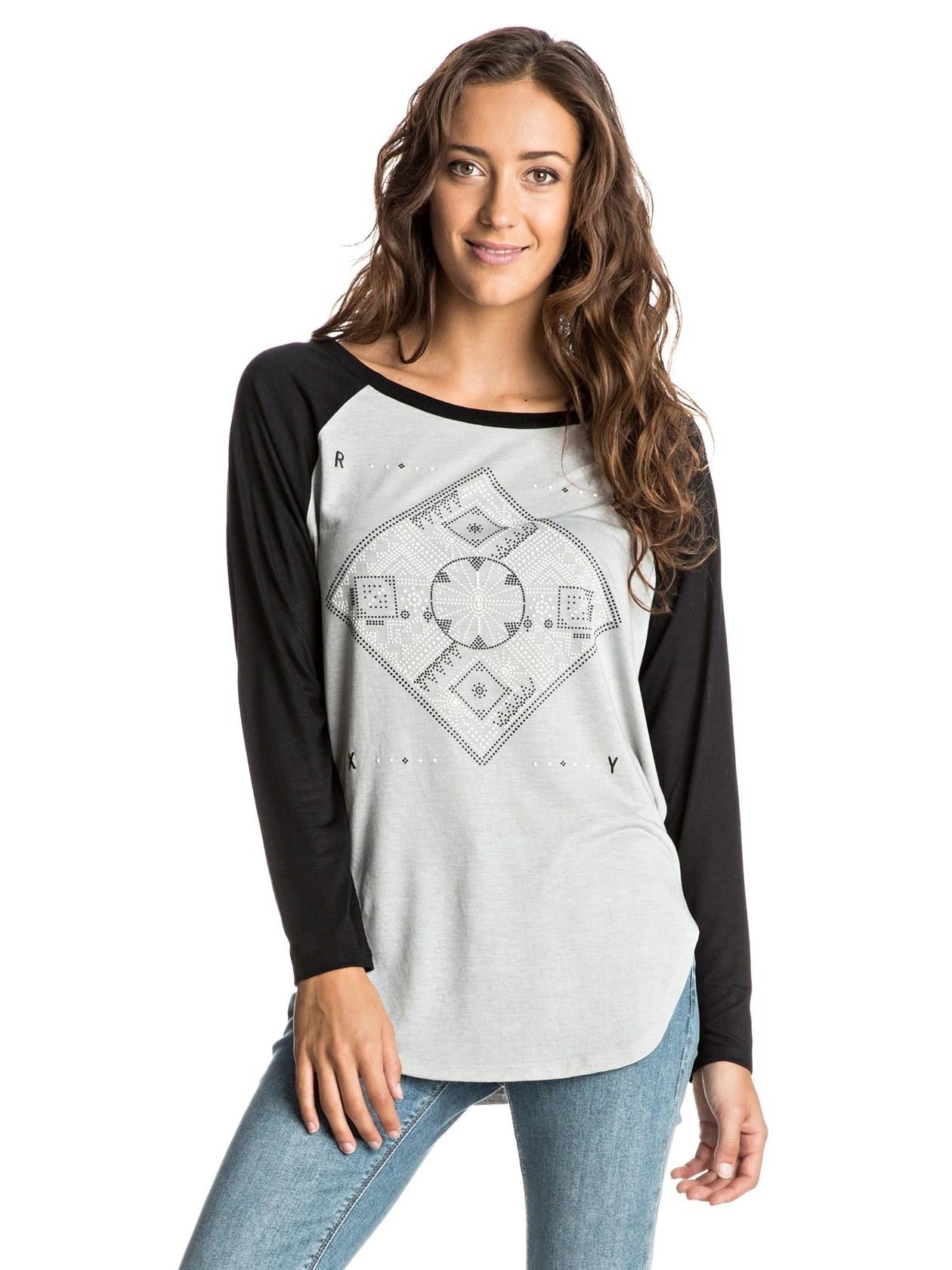 Roxy Longsleeve NAMINORI POINTILLISM RAGLN Mehrfarbig