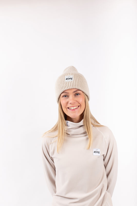 Eivy Frauen Mütze Easter Rib Wool (Faded Cloud)