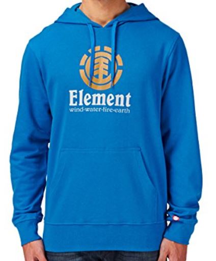 Element Hoodie Vertical Blau
