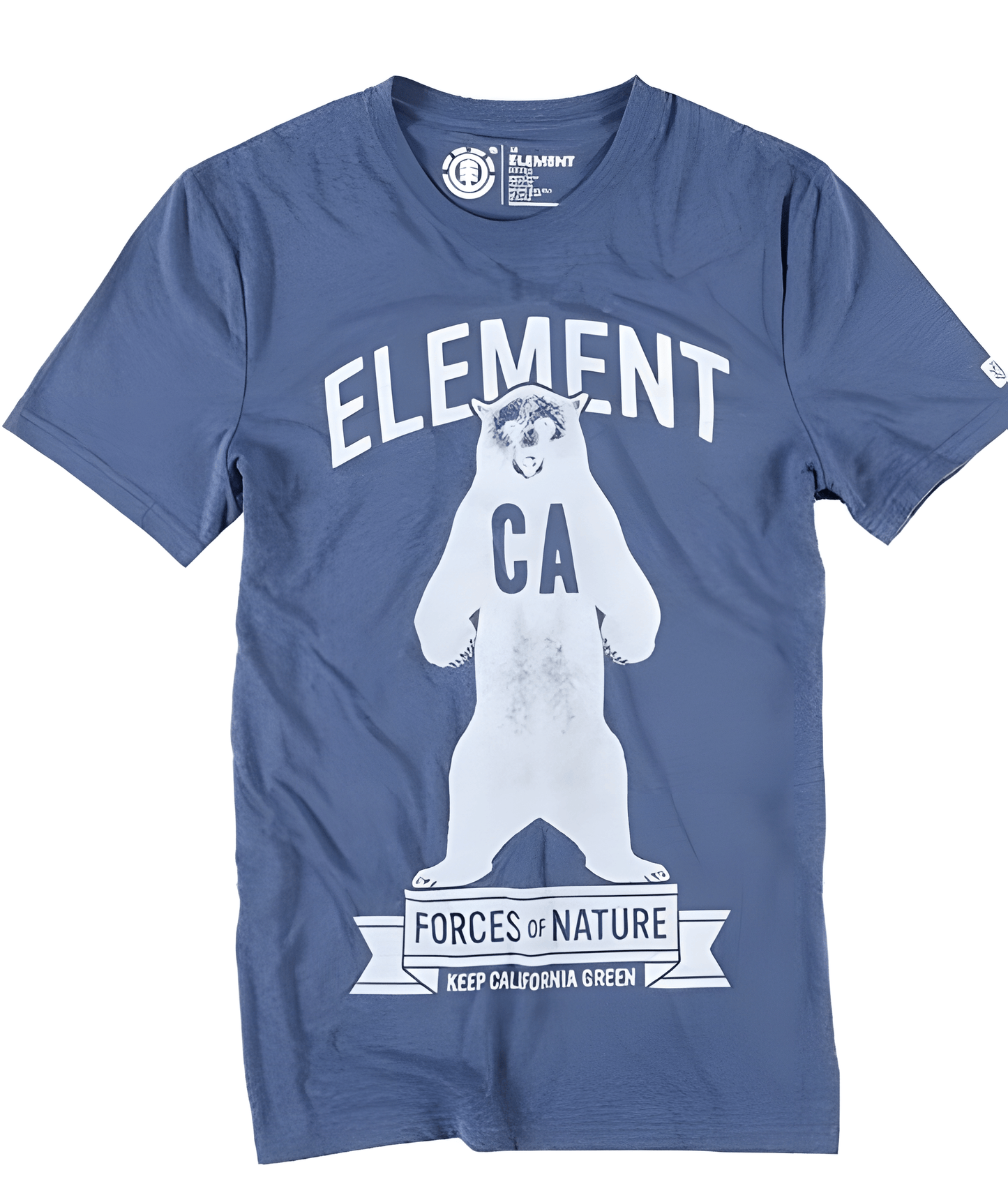 Element Herren T-Shirt CA Bear (Indigo)