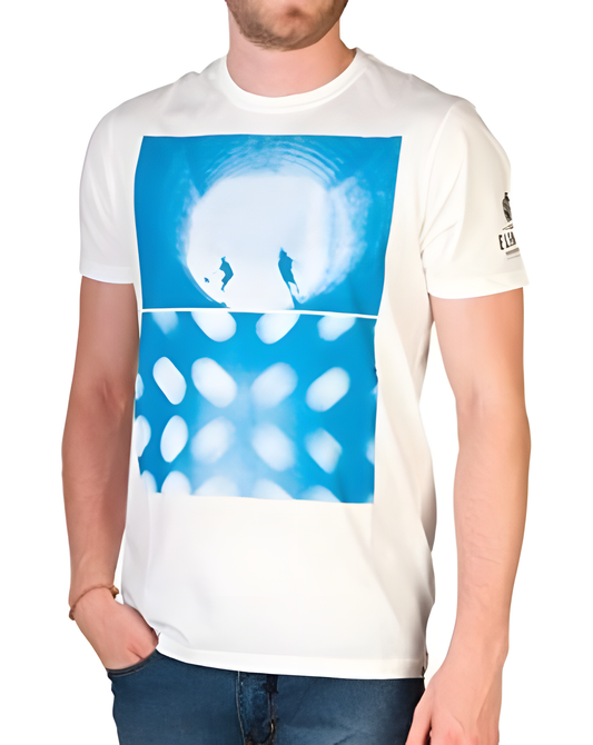 Element Herren T-Shirt T. Campbell-Pipe (Off White)