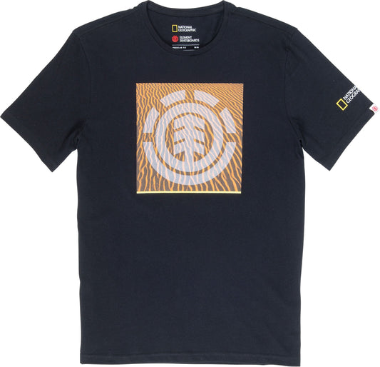 Element Men's T-Shirt Dunes Icon Ss (Flint Black) 