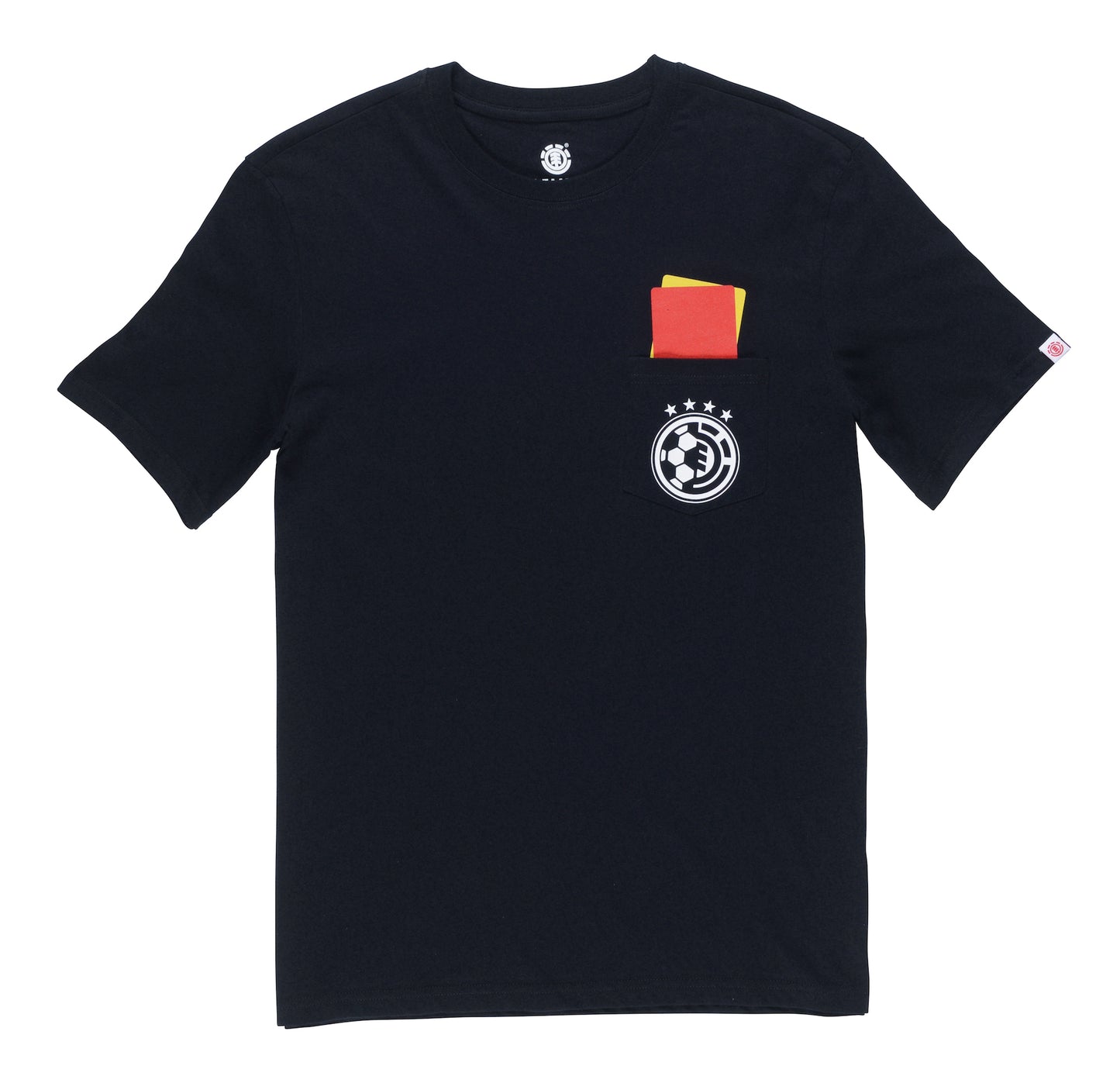 Element Herren T-Shirt ref pocket ss (Flint Black)