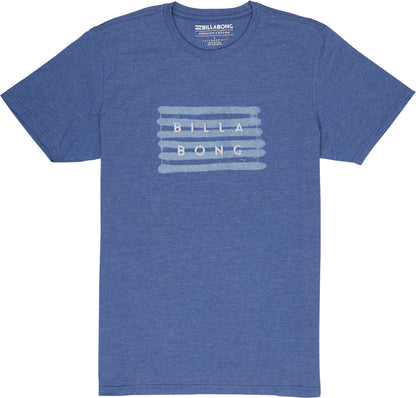 Billabong T-Shirt Spray Die Cut Tee  Blau