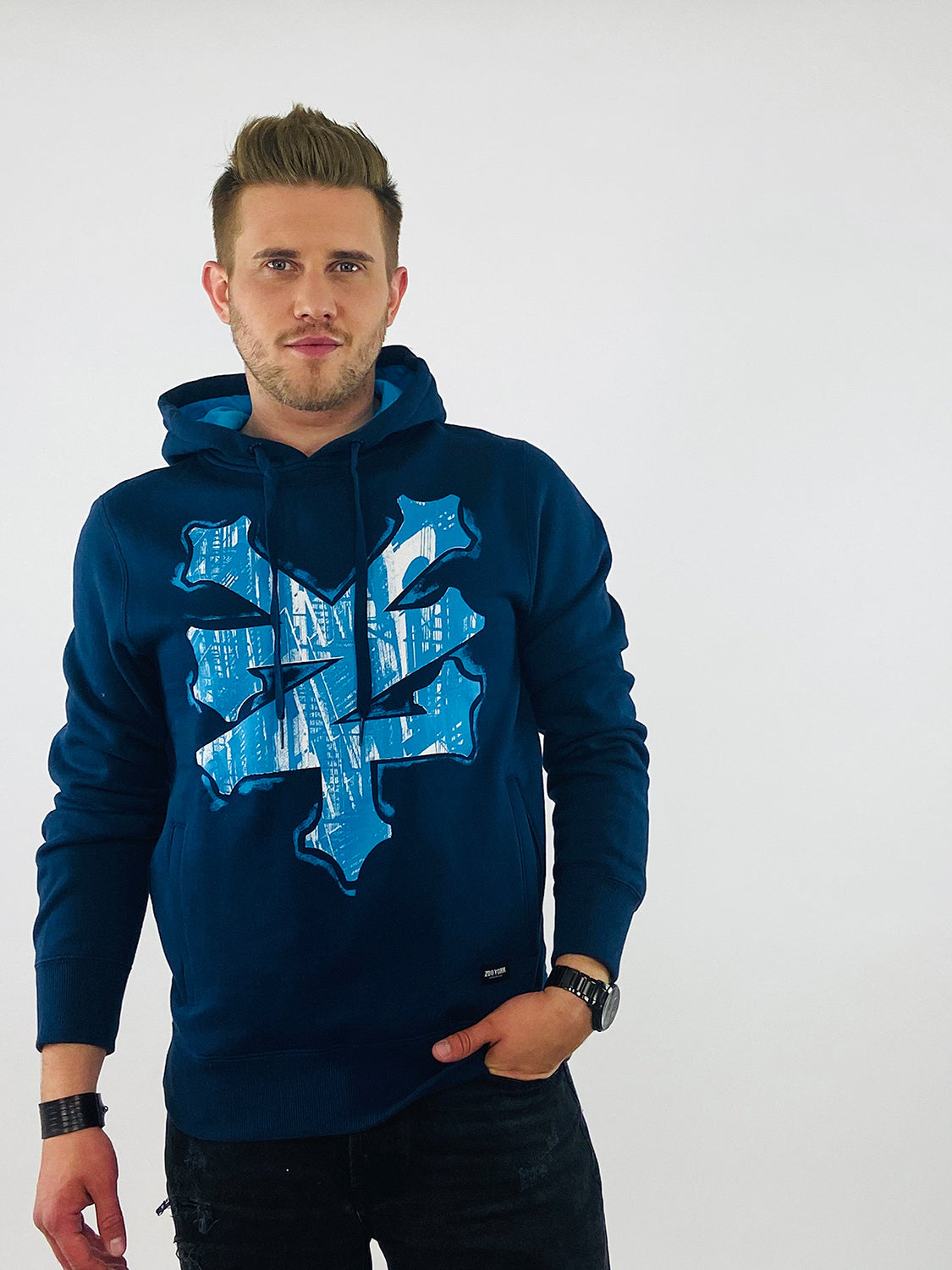 Zoo York Hoodie Cracker Jack City Schwarz