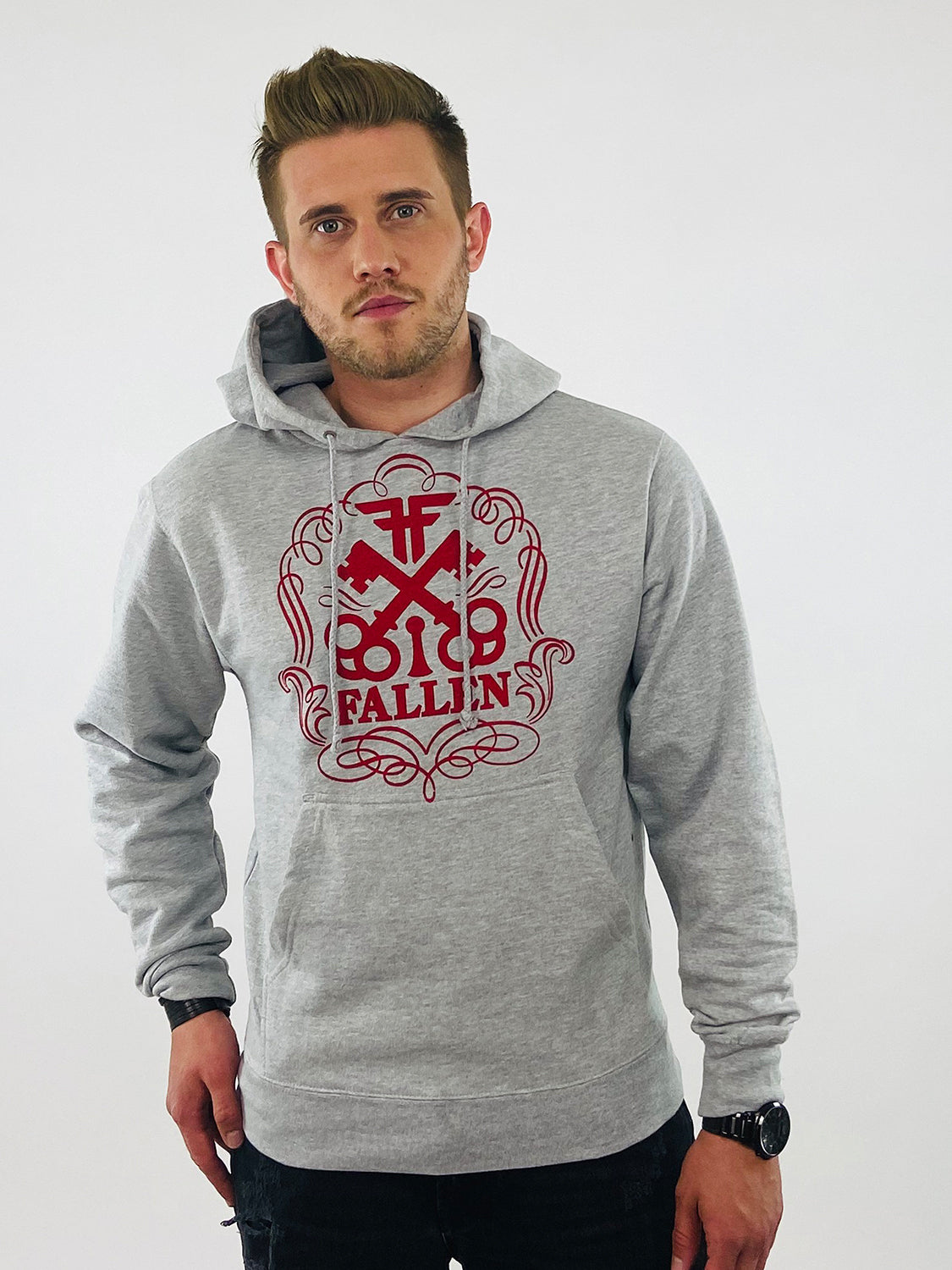Fallen Hoodie Grau