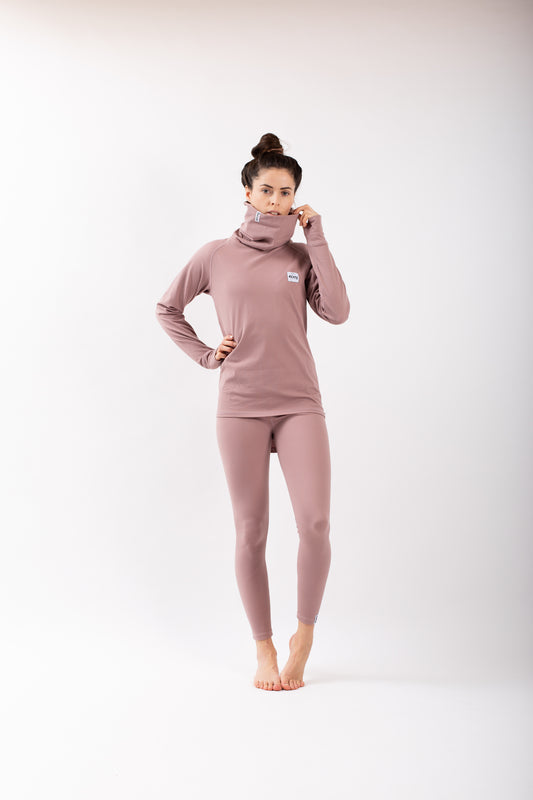 Eivy Frauen Funktions-Shirt Icecold Gaiter Rib Top (Faded Woodrose)