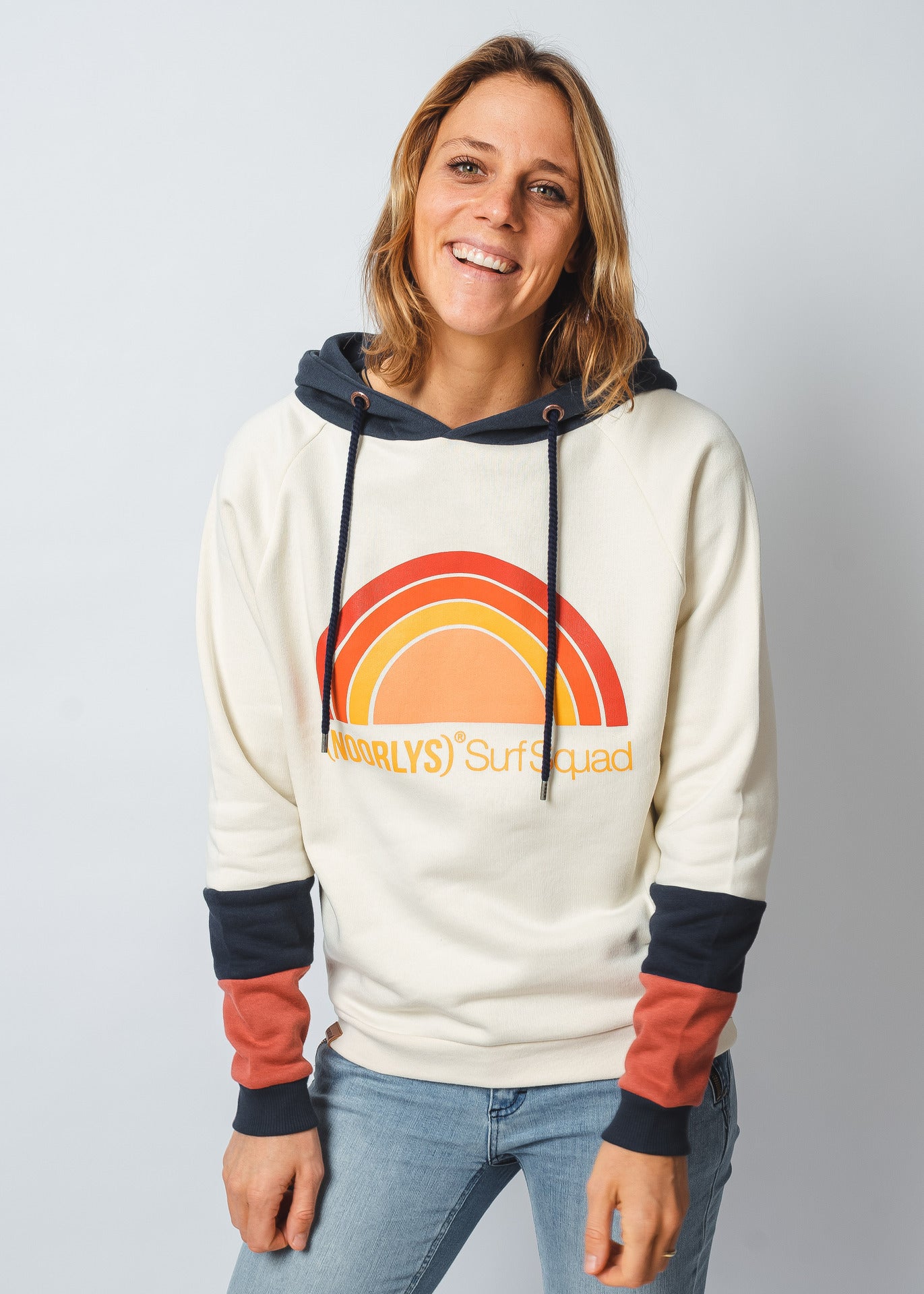 Noorlys Damen Hoodie Tüütje (Pearledivory/Graystone)