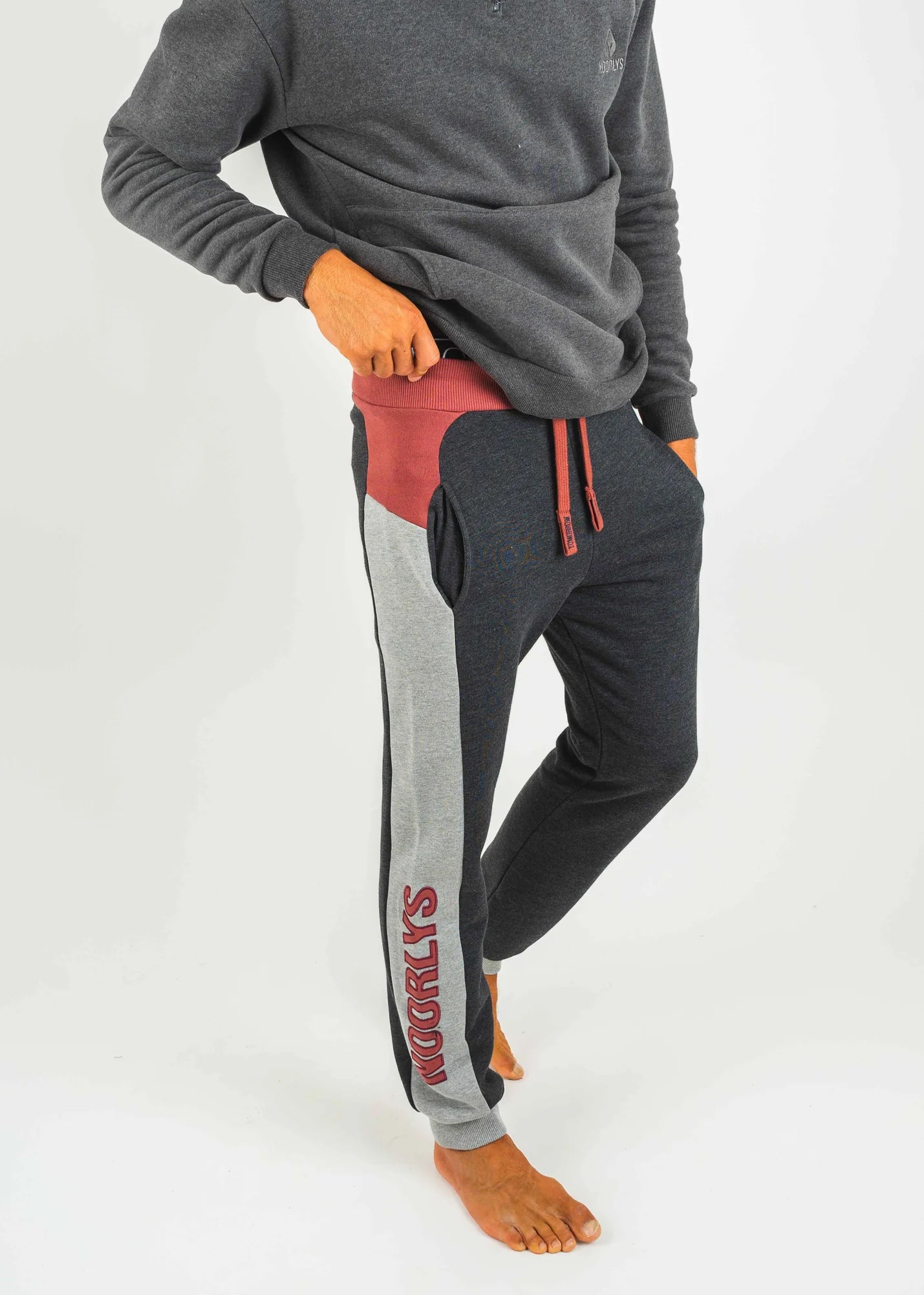 Noorlys Herren Jogginghose Mack (Anthracite/Ash/Applebutter)