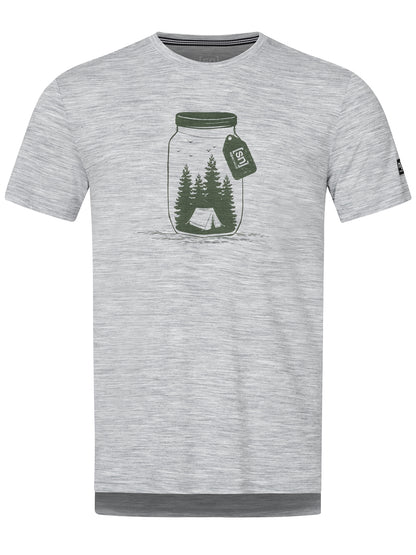 super.natural T-Shirt Graphic Tee Grau