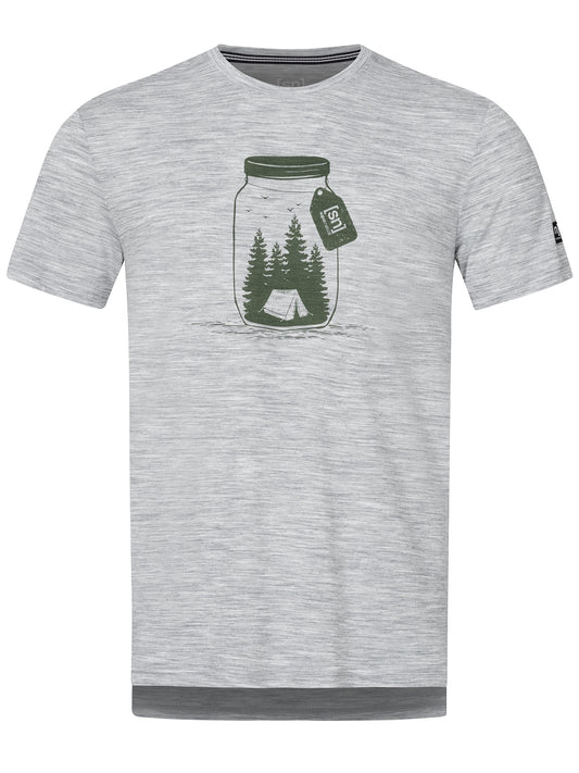 super.natural T-Shirt Graphic Tee Grau