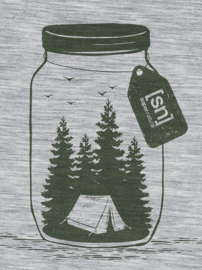 super.natural T-Shirt Graphic Tee Grau