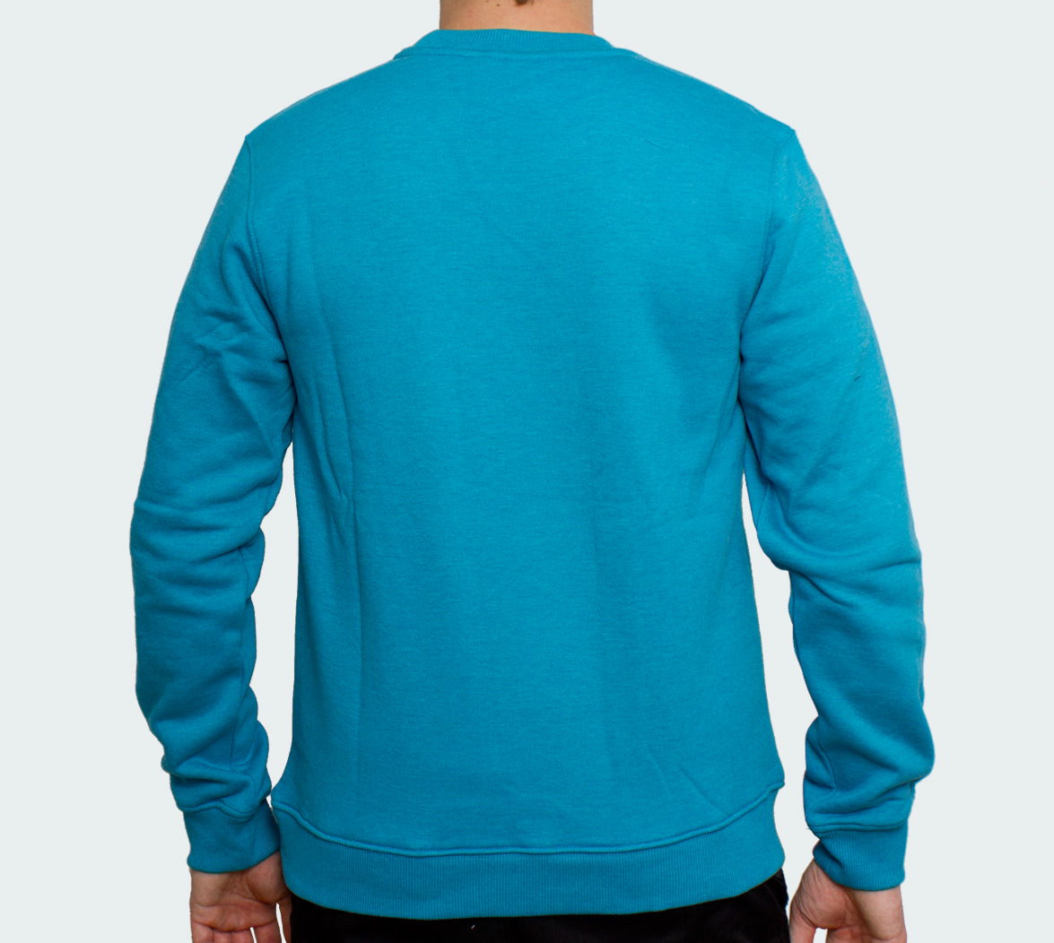 Trainerspotter Pullover Cross Palm Applique Blau