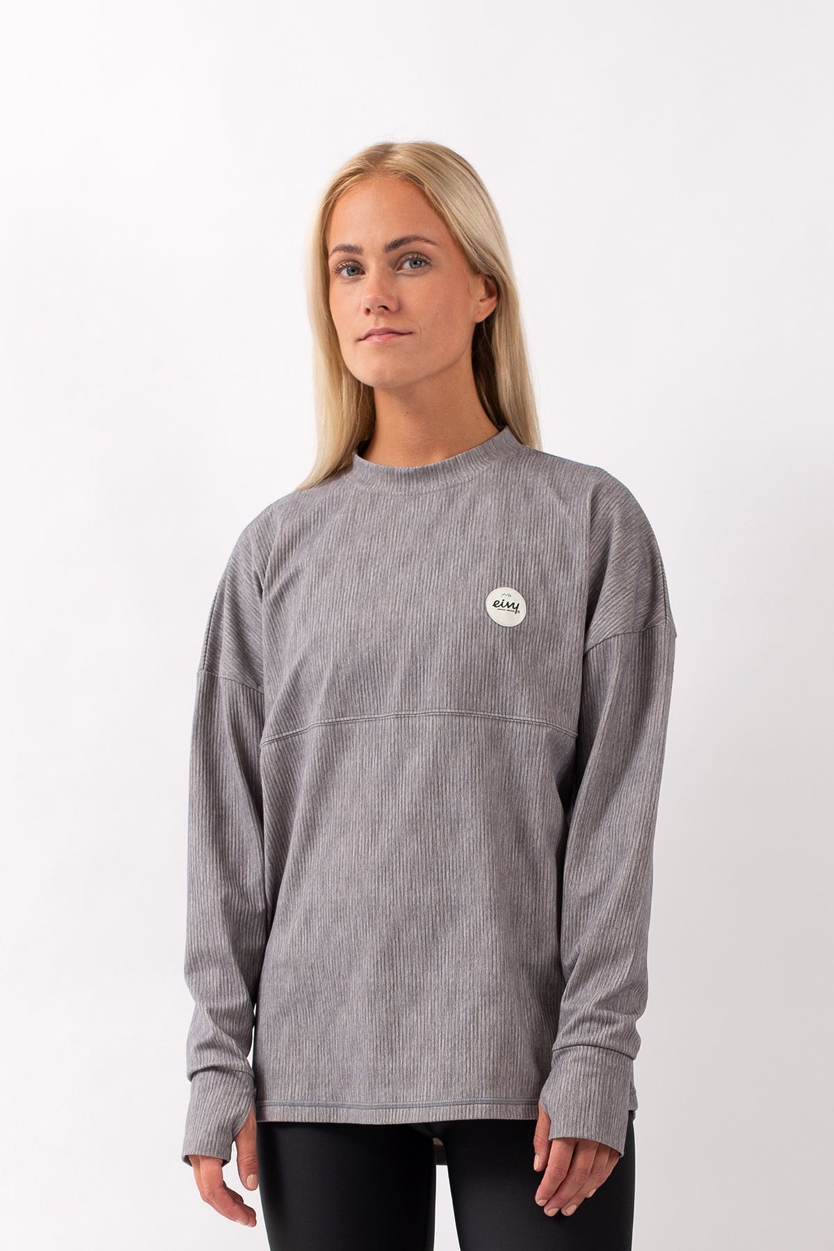Eivy Frauen Funktions-Shirt Venture Rib Top (Grey Melange)