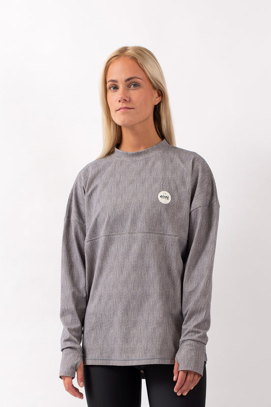 Eivy Frauen Funktions-Shirt Venture Rib Top (Grey Melange)