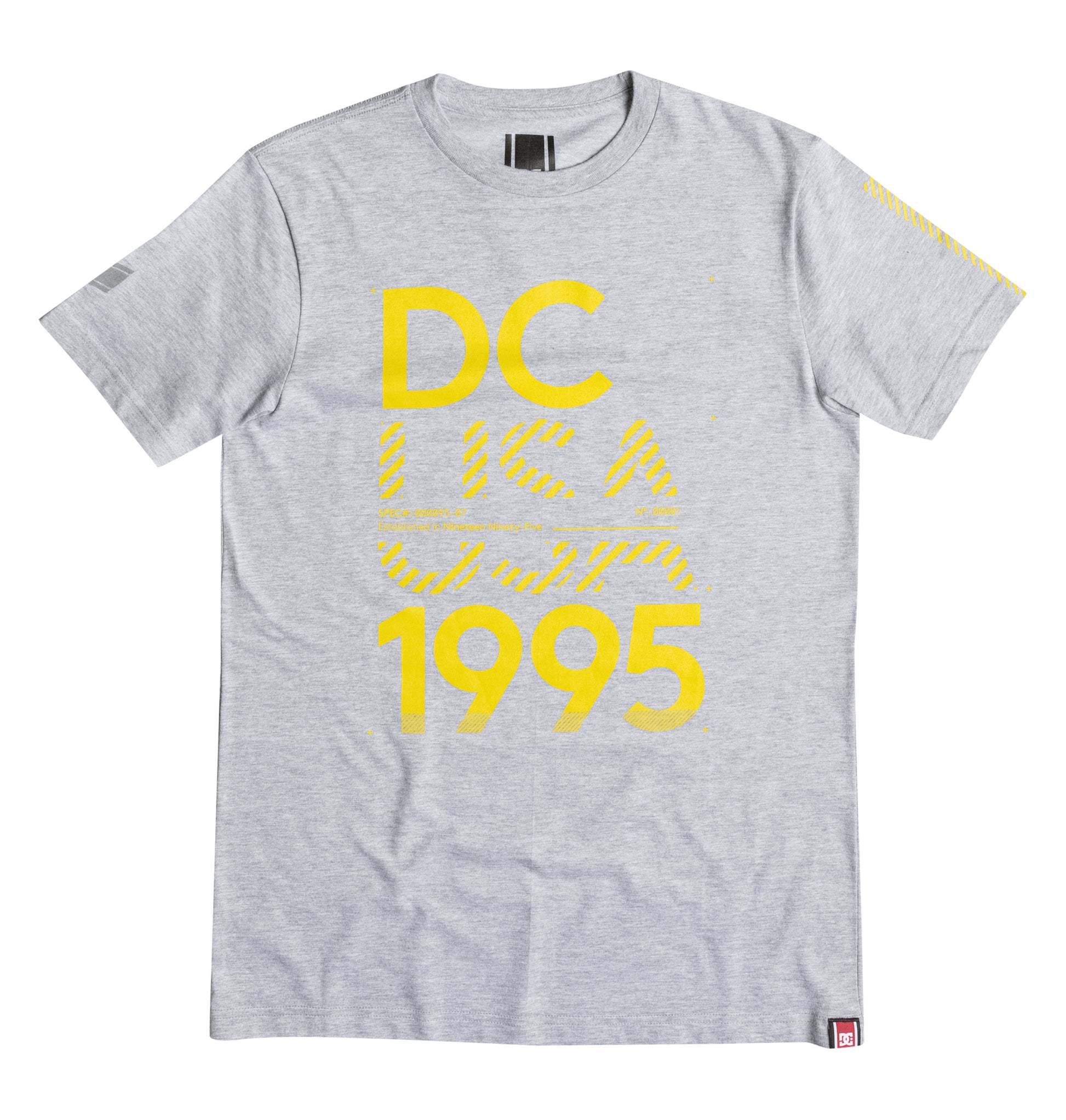 DC Shoes T-Shirt RD 95 Stackup Grau
