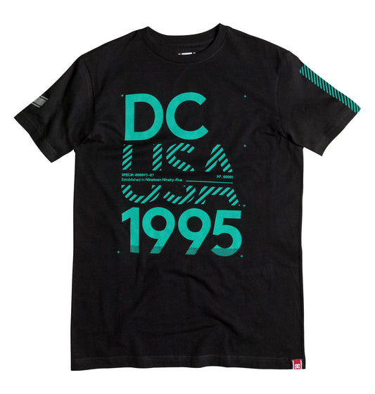DC Shoes T-Shirt RD 95 Stackup Schwarz