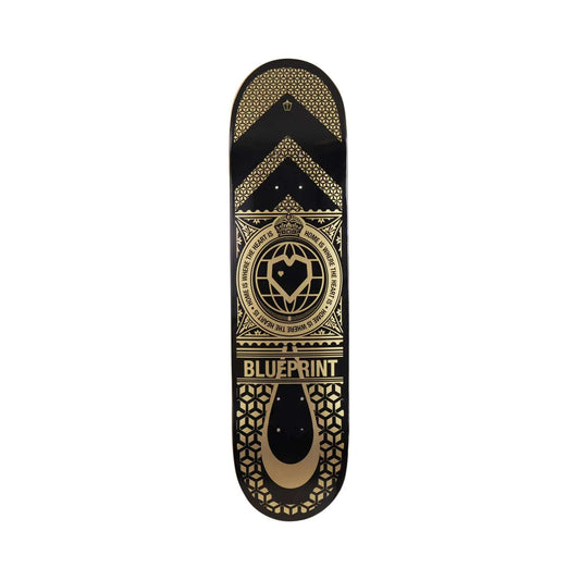 Blueprint Home Heart Skateboard Deck