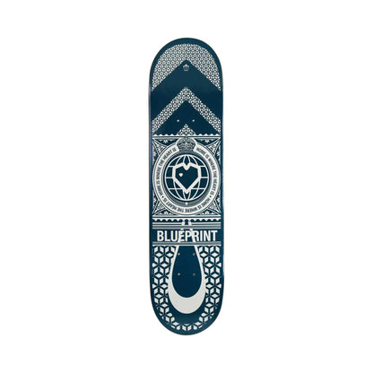 Blueprint Home Heart Skateboard Deck