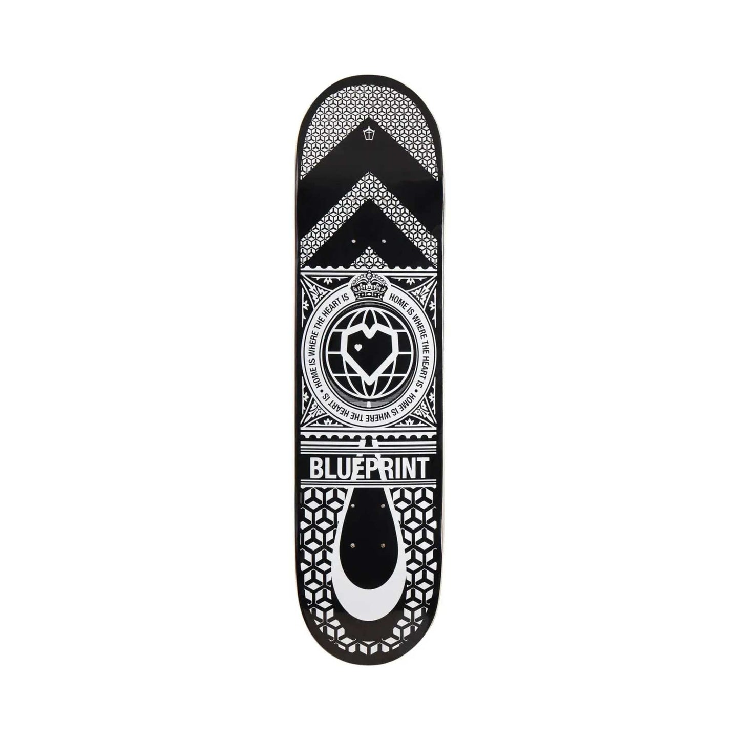 Blueprint Home Heart Skateboard Deck