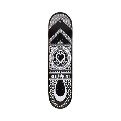 Blueprint Home Heart Skateboard Deck