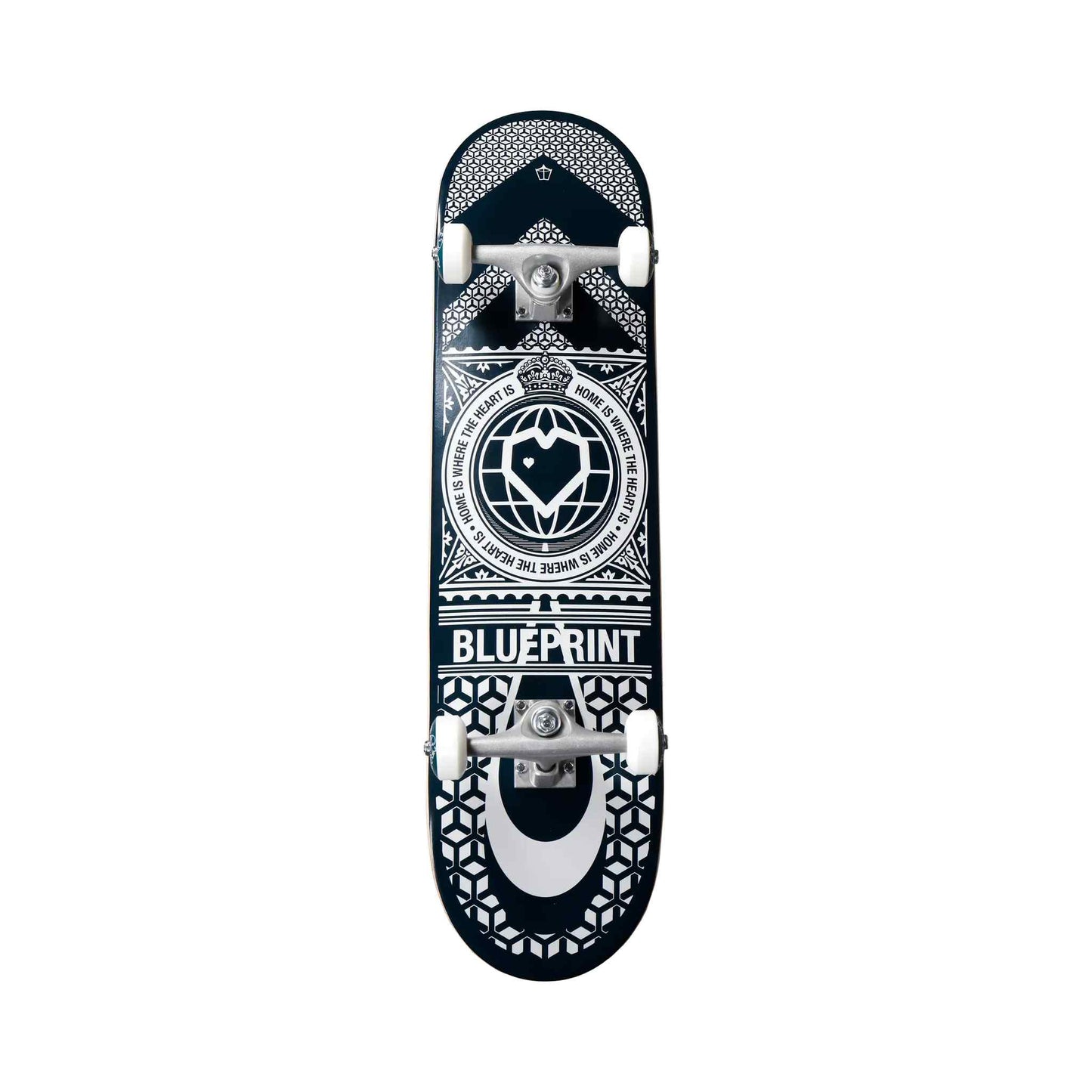 Blueprint Home Heart Skateboard complete board