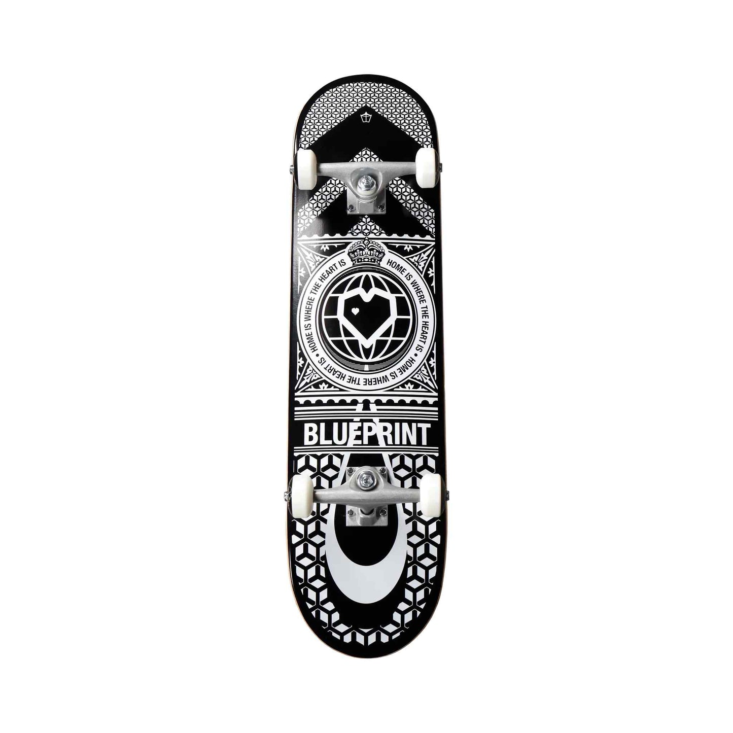 Blueprint Home Heart Skateboard complete board