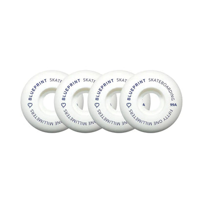 Blueprint Mini Heart 99A Skateboard Wheels 4 pcs.