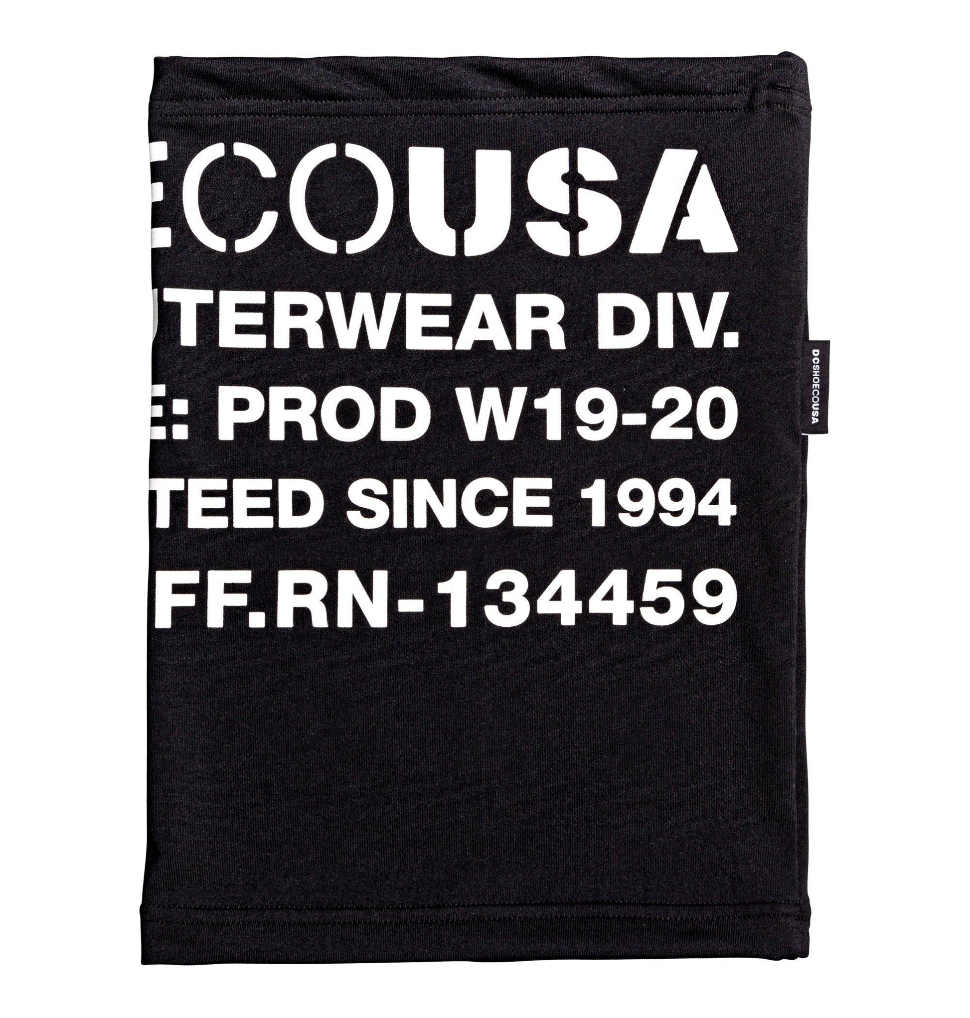 DC Halswärmer CANVAS NECKWARM Schwarz