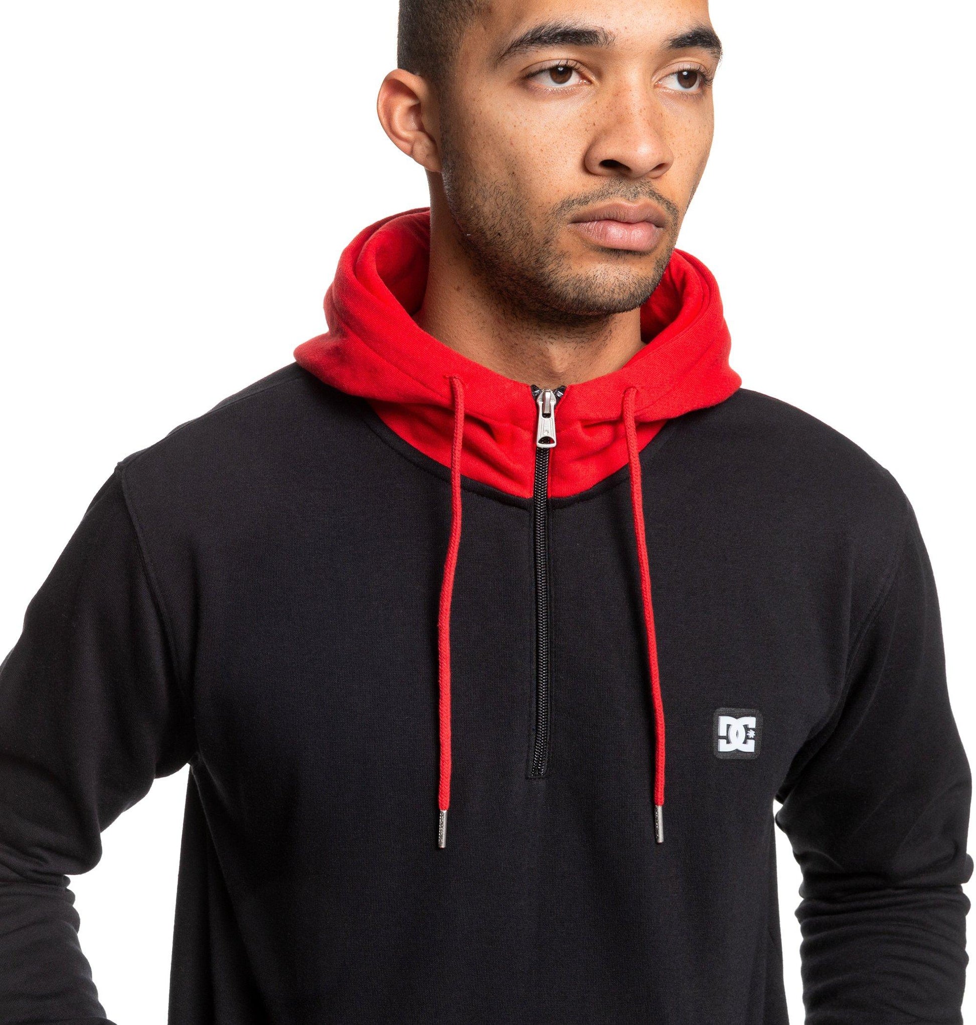 DC Hoodie REBEL PH HALF Z Schwarz