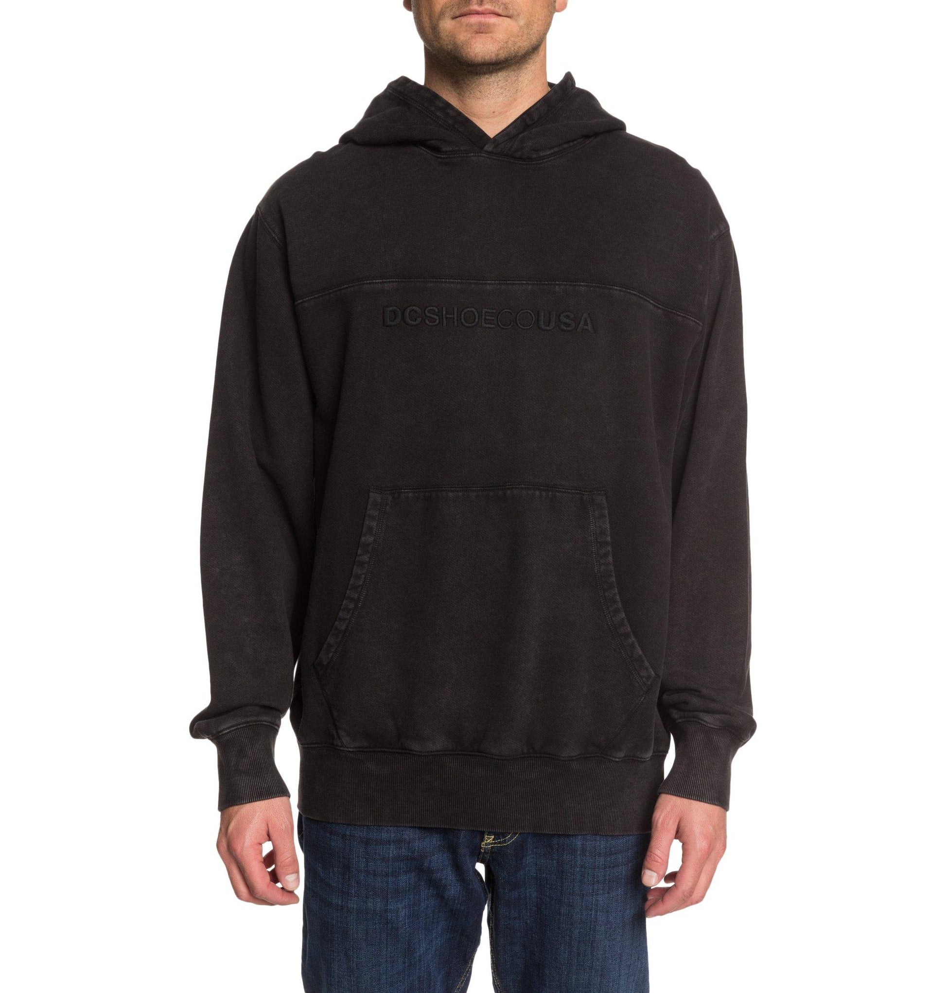 DC Hoodie Roseburg Dyed Schwarz