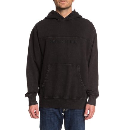 DC Hoodie Roseburg Dyed Schwarz