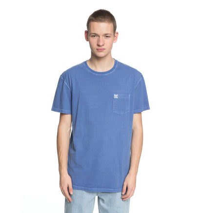 DC Shoes T-Shirt Dyed Pocket Cre Blau