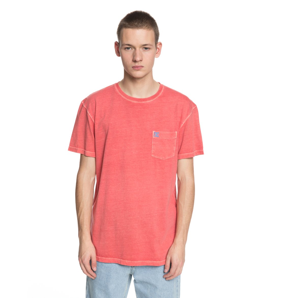DC Shoes T-Shirt Dyed Pocket Cre Rot
